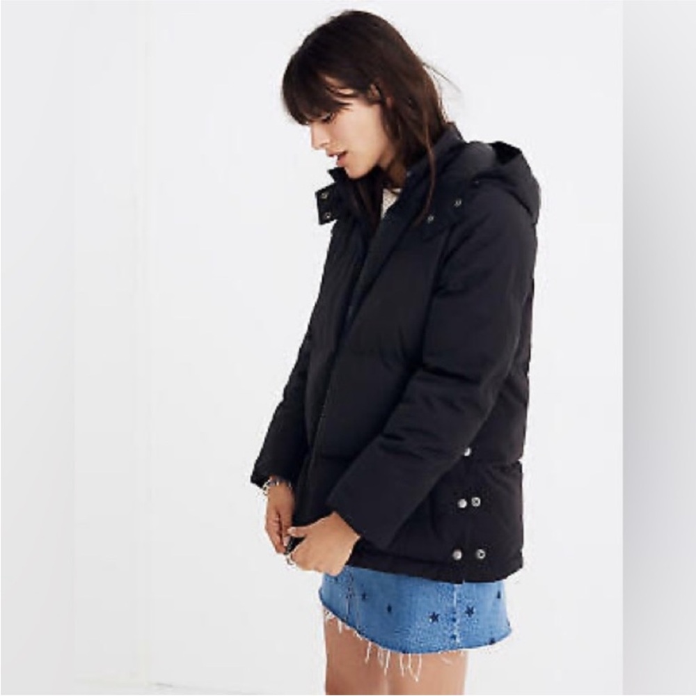 Madewell Quilted Hooded Puffer Parka Women’s Size XS - Picture 2 of 7